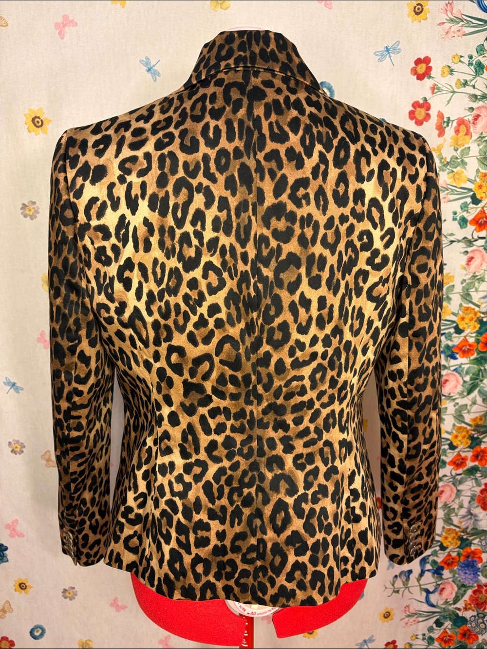 Jones New York Leopard Print Blazer in Tan and Black - Picture 7 of 11